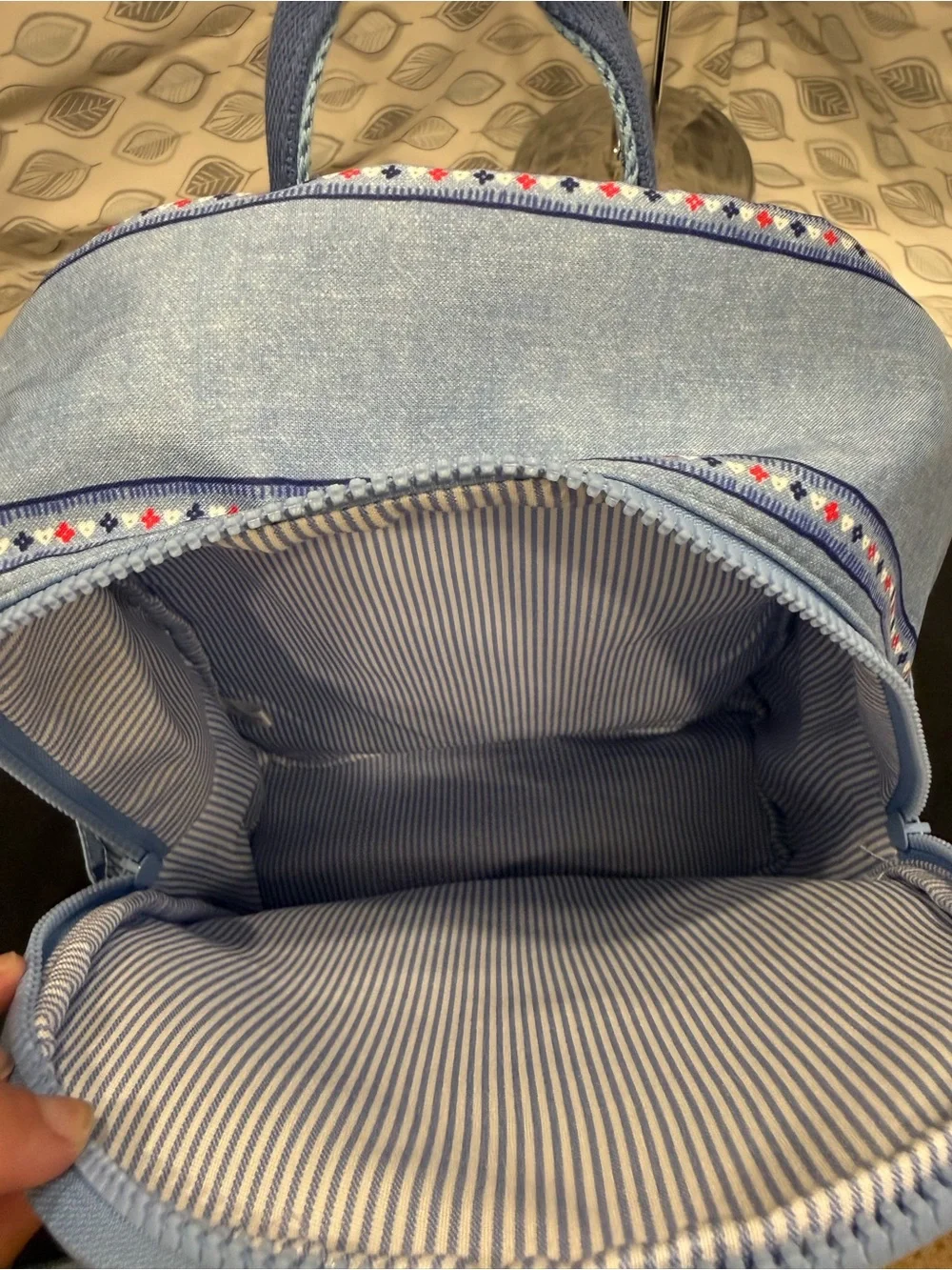 Brighton denim print